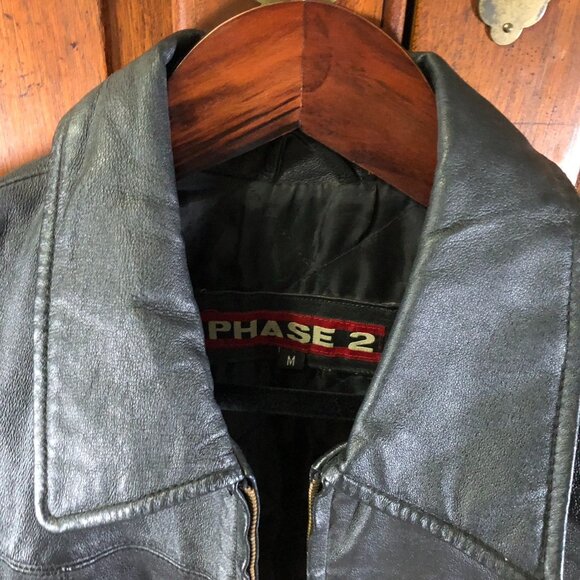 Chaser Black Leather Blazer - Picture 12 of 16
